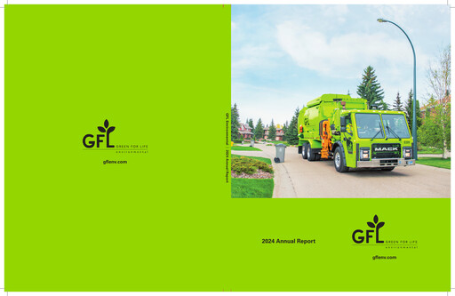 Vorschaubild GFL Environmental
 Jahresbericht 2024