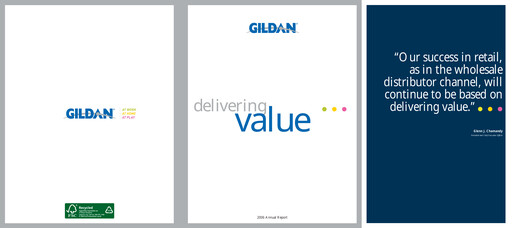 Thumbnail Gildan Annual Report 2006
