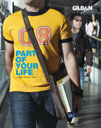 Thumbnail Gildan Annual Report 2008