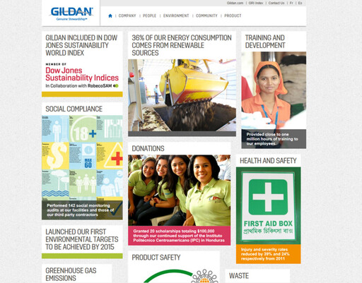 Thumbnail Gildan Sustainability Report 2012