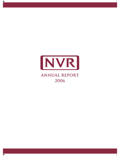 Thumbnail NVR Annual Report 2006