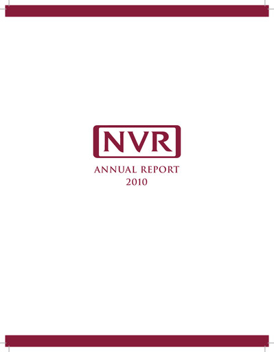 Thumbnail NVR Annual Report 2010
