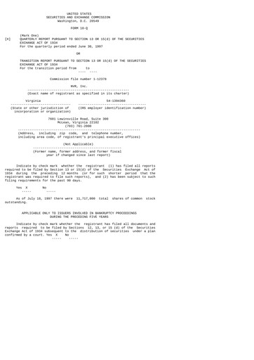 Thumbnail NVR Quarterly Report 1997-q2