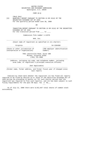 Thumbnail NVR Quarterly Report 2000-q2