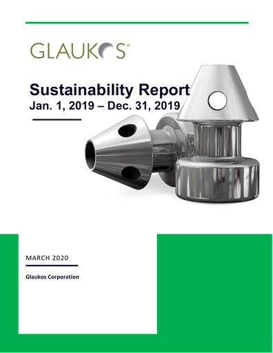 Thumbnail Glaukos Sustainability Report 2019