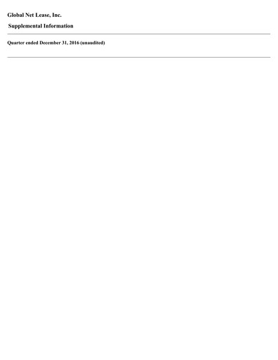 Thumbnail Global Net Lease
 Quarterly Report 2016-q4
