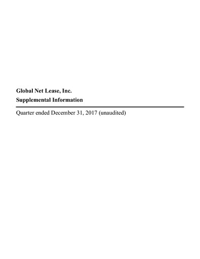Thumbnail Global Net Lease
 Quarterly Report 2017-q4