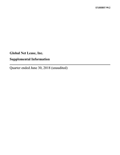 Thumbnail Global Net Lease
 Quarterly Report 2018-q2