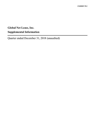 Thumbnail Global Net Lease
 Quarterly Report 2018-q4