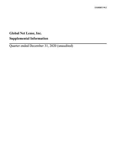 Thumbnail Global Net Lease
 Quarterly Report 2020-q4