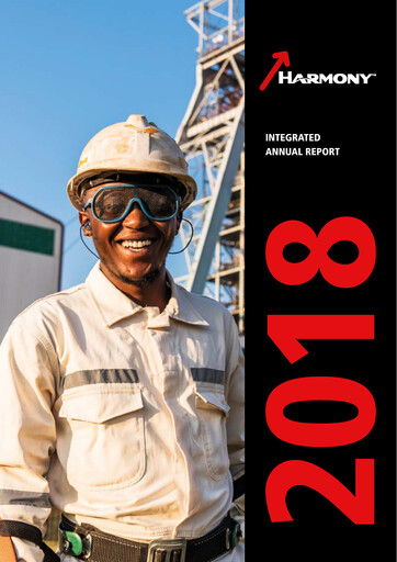 Thumbnail Harmony Gold Annual Report 2018