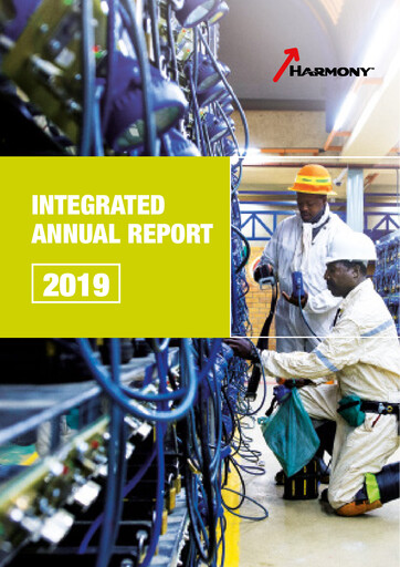 Thumbnail Harmony Gold Annual Report 2019