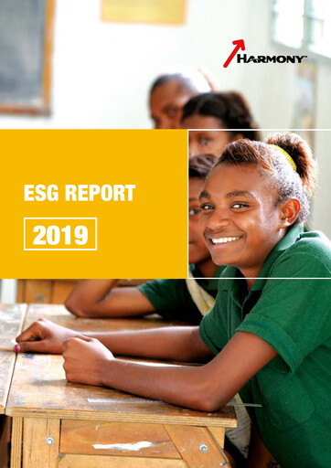 Thumbnail Harmony Gold ESG Report 2019