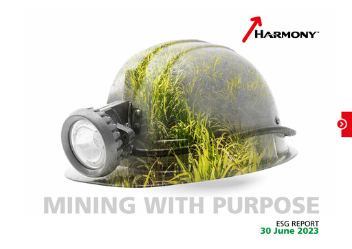 Thumbnail Harmony Gold ESG Report 2023