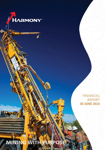 Thumbnail Harmony Gold Financial Statement 2024