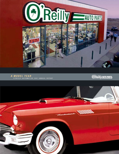 Thumbnail O'Reilly Automotive Annual Report 2001