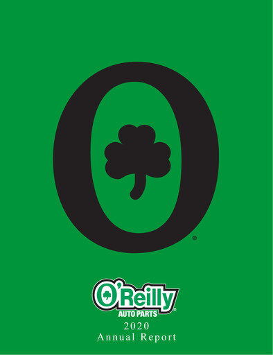 Thumbnail O'Reilly Automotive Annual Report 2020
