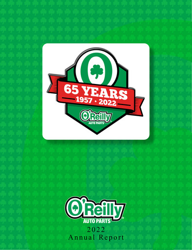 Thumbnail O'Reilly Automotive Annual Report 2022