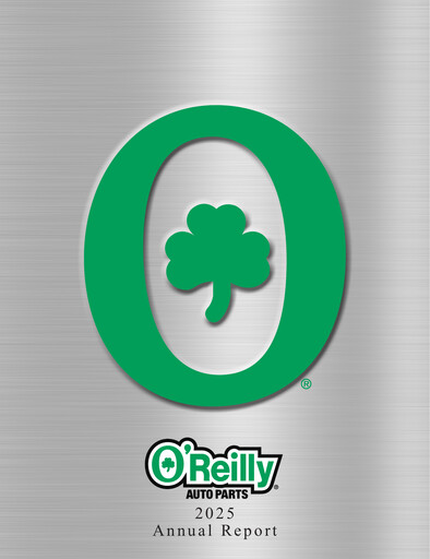 Thumbnail O'Reilly Automotive Annual Report 2025
