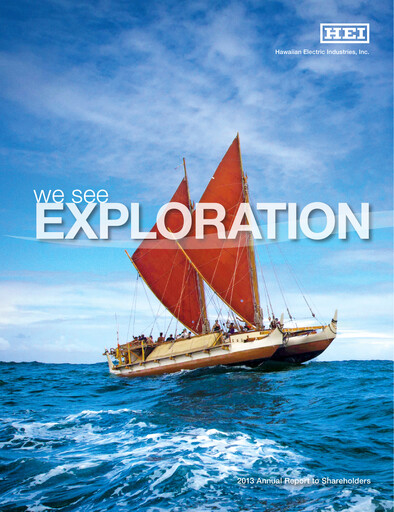 Thumbnail Hawaiian Electric Industries Annual Report 2013