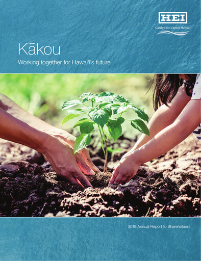 Thumbnail Hawaiian Electric Industries Annual Report 2019