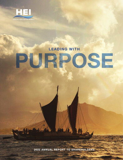 Thumbnail Hawaiian Electric Industries Annual Report 2022