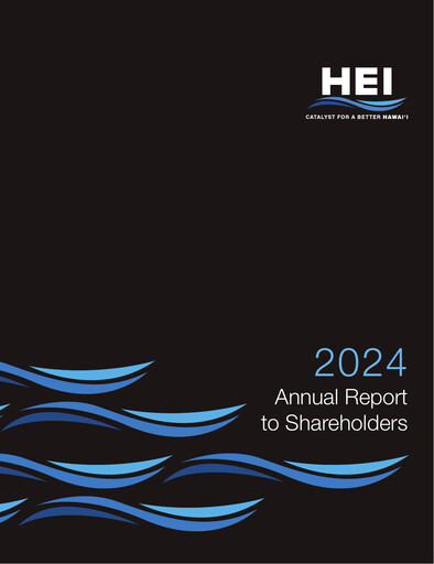 Thumbnail Hawaiian Electric Industries Annual Report 2024