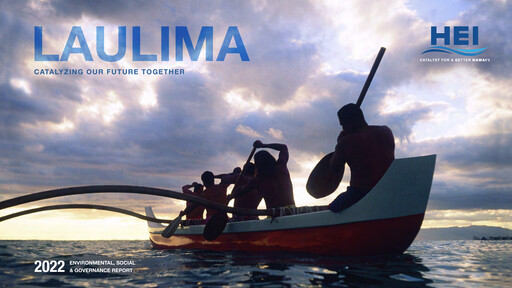 Thumbnail Hawaiian Electric Industries ESG Report 2022