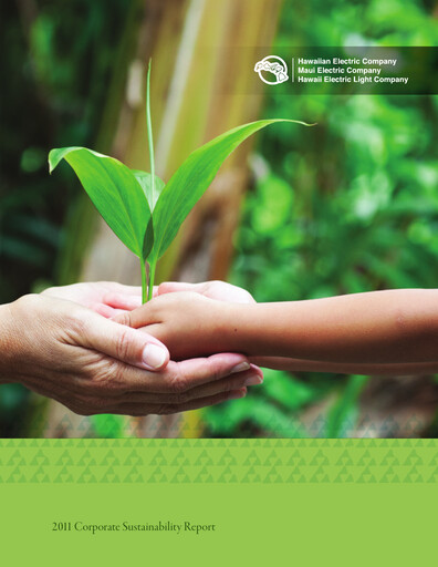 Thumbnail Hawaiian Electric Industries Sustainability Report 2011