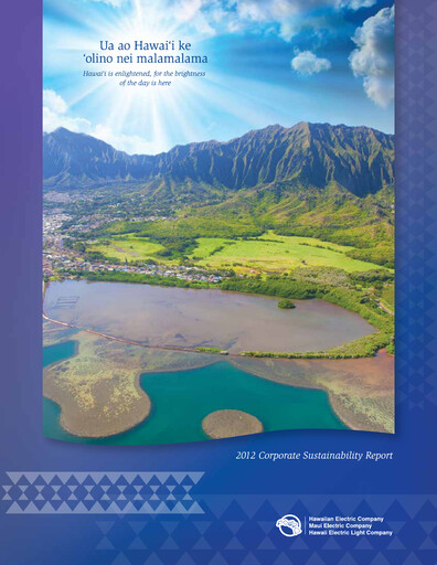Thumbnail Hawaiian Electric Industries Sustainability Report 2012