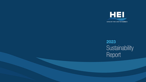 Thumbnail Hawaiian Electric Industries Sustainability Report 2023