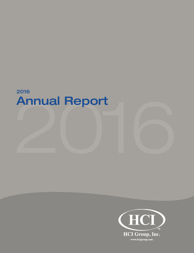Thumbnail HCI Group
 Annual Report 2016