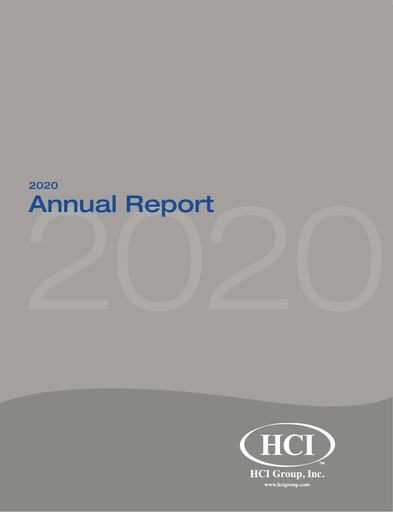 Thumbnail HCI Group
 Annual Report 2020