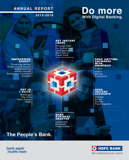Thumbnail HDFC Bank Annual Report 2015-2016