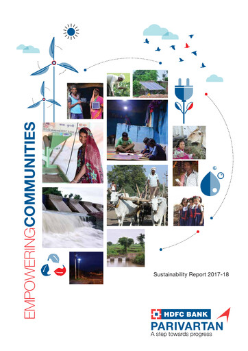 Thumbnail HDFC Bank Sustainability Report 2017-2018