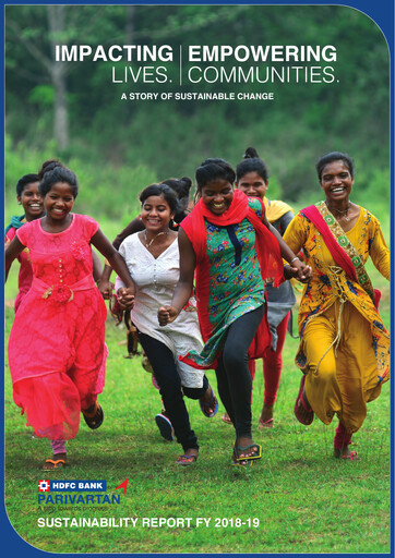 Thumbnail HDFC Bank Sustainability Report 2018-2019
