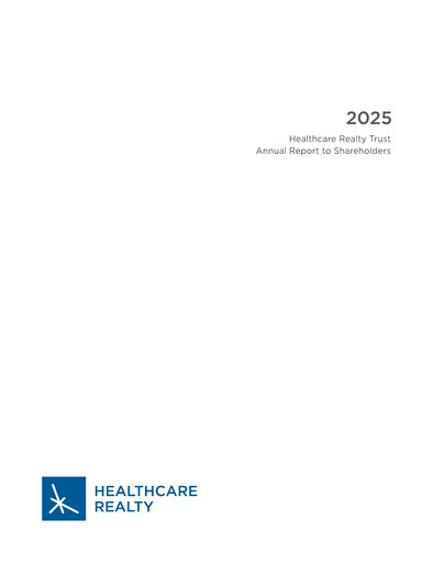 Thumbnail Healthcare Realty Trust Annual Report 2025