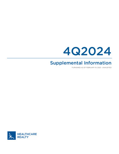 Thumbnail Healthcare Realty Trust Quarterly Report 2024-q4