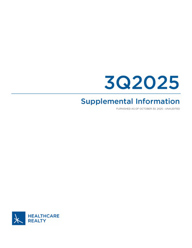 Thumbnail Healthcare Realty Trust Quarterly Report 2025-q3