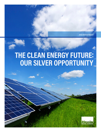 Thumbnail Hecla Mining
 Annual Report 2022
