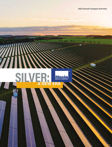 Thumbnail Hecla Mining
 Annual Report 2023