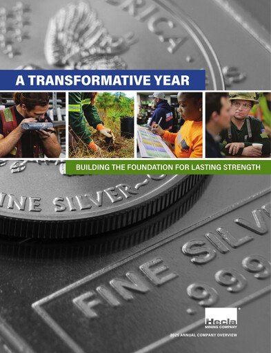 Thumbnail Hecla Mining
 Annual Report 2025