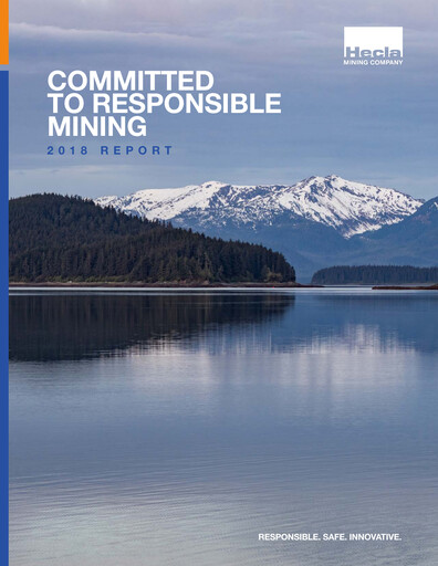 Thumbnail Hecla Mining
 Sustainability Report 2018