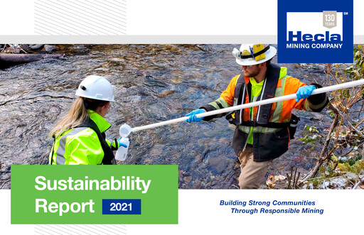 Thumbnail Hecla Mining
 Sustainability Report 2021