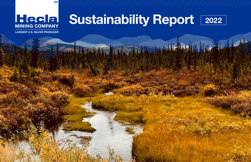 Thumbnail Hecla Mining
 Sustainability Report 2022