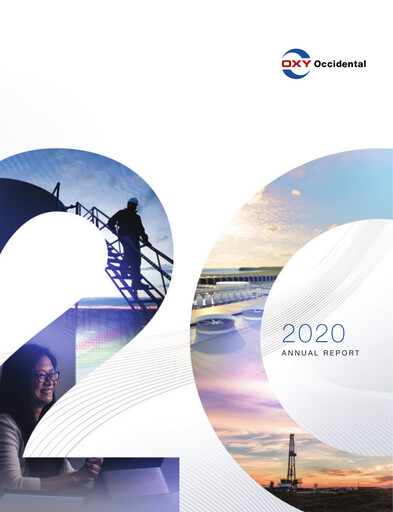 Thumbnail Occidental Petroleum Annual Report 2020