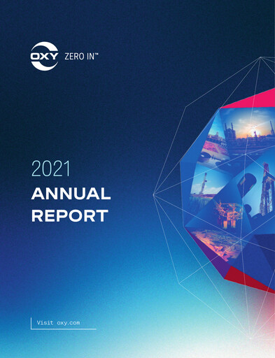 Thumbnail Occidental Petroleum Annual Report 2021
