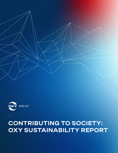 Thumbnail Occidental Petroleum Sustainability Report 2021