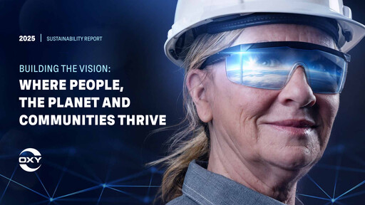 Thumbnail Occidental Petroleum Sustainability Report 2025