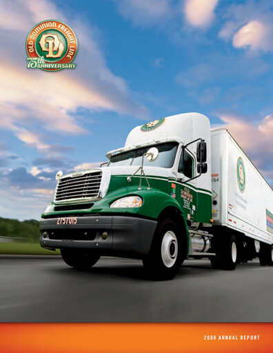 Thumbnail Old Dominion Freight Line
 Annual Report 2008
